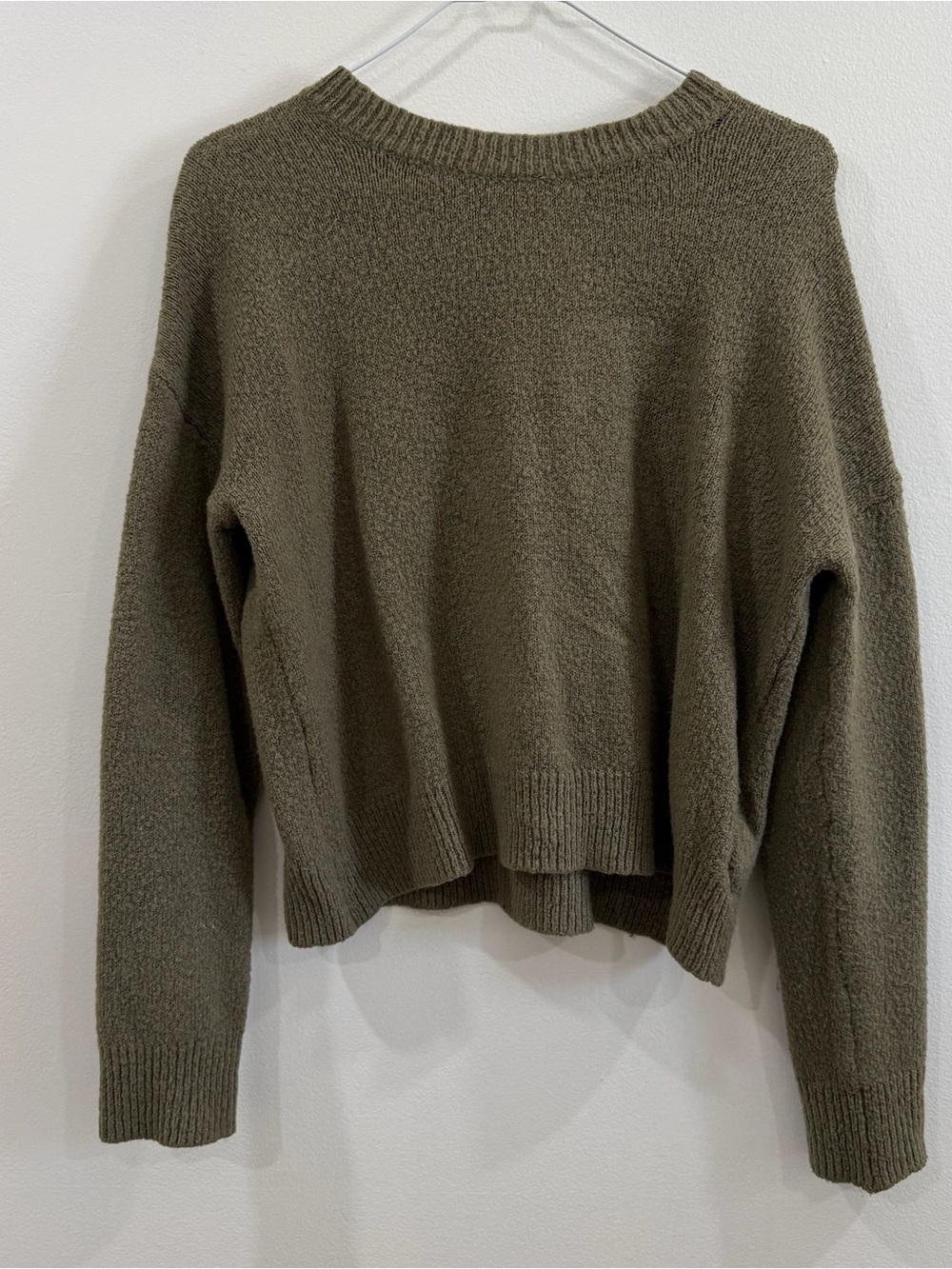 Olive Crewneck Sweater